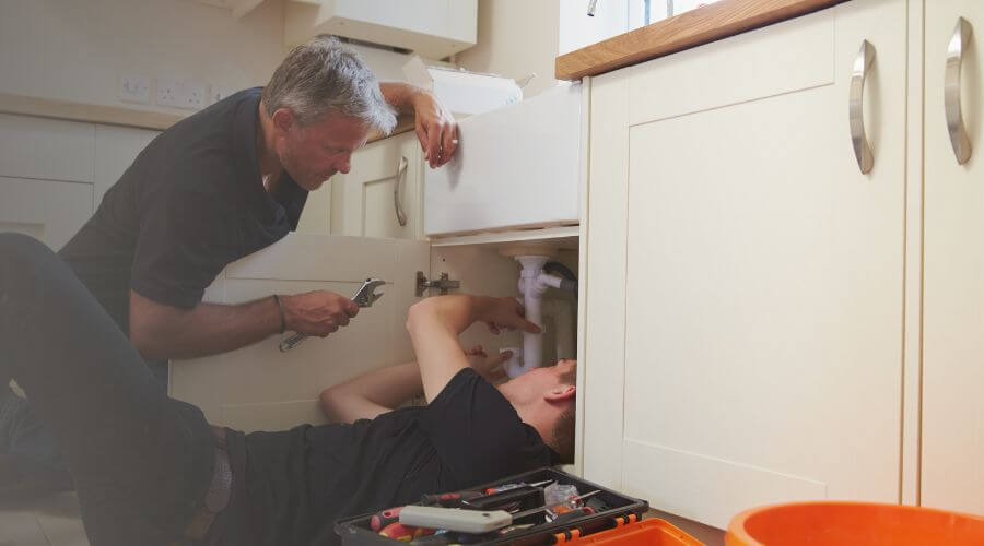 Professional burst pipe repair services in Hustler, WI